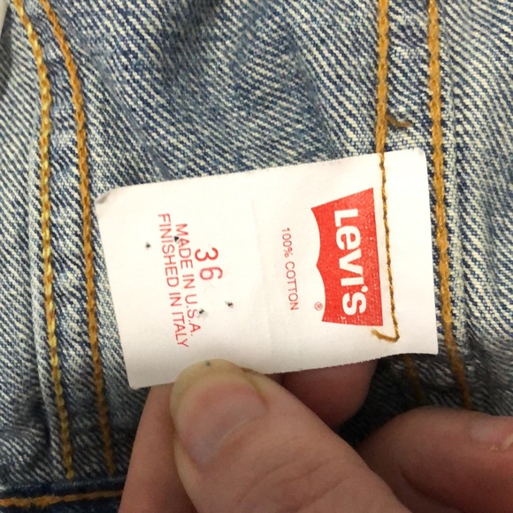 Levi’s Series 3 Long Sleeve Customized Denim Jacket Men’s Size 32 - Picture 8 of 14